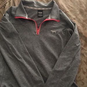 Athletic quarter zip Pink jacket